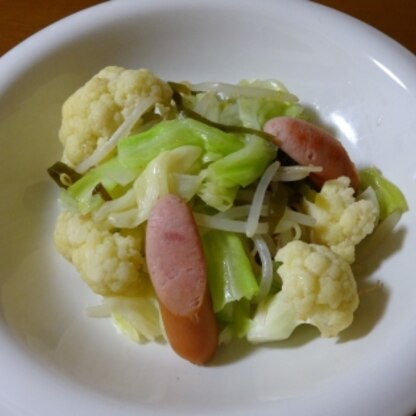 簡単にパッと作れますね。
あっさりとした味付けで、野菜がたっぷりと食べられて、美味しかったです♪